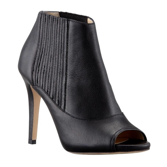 Jimmy Choo Shoes - JIMMY CHOO Brenna Peep Toe Bootie Black 37